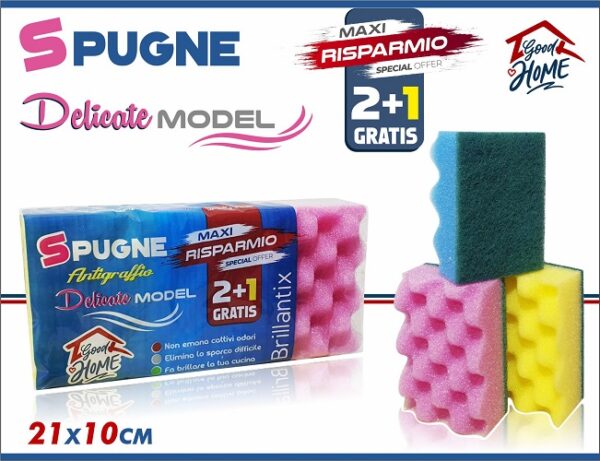 SPUGNA ANTIGRAFFIO MODEL DELICATE CONF.2+1