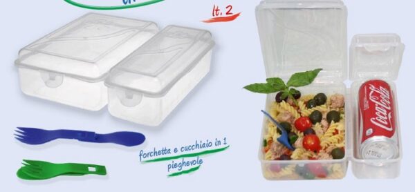 CLIK CLAK DOPPIO CON POSATINA LT. 2     LEGA
