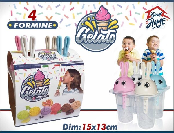 CONTENITORI PER GELATO SET 4PZ. GOOD HOME