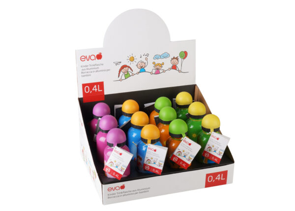 BORRACCIA BAMBINI ALLUMINIO ASSORTITA 400ML