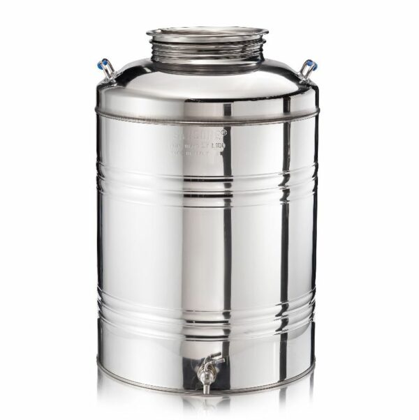 CONT. INOX LT 100 C/F SENZA RUBINETTO 1/2"  SANSONE **
