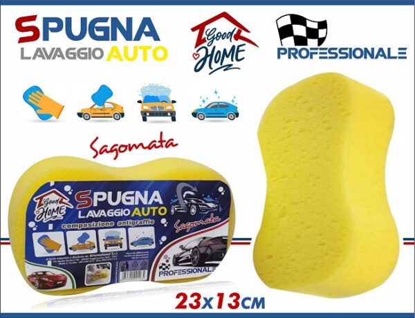 SPUGNA LAVAGGIO AUTO ANTIGRAFFIO OVALE