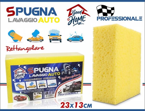 SPUGNA LAVAGGIO AUTO ANTIGRAFFIO RETTANGOLARE