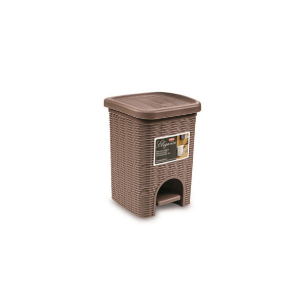PATTUMIERA DA BAGNO ELEGANCE LT.6 TORTORA