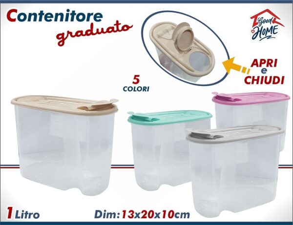 CONTENITORE GRADUATO LT.1 GOOD HOME
