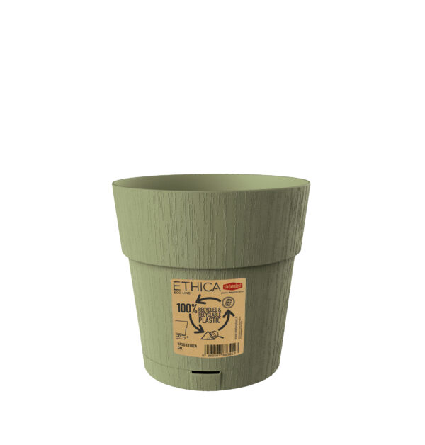 VASO ETHICA CM.15 H.15 VERDE OLIVA