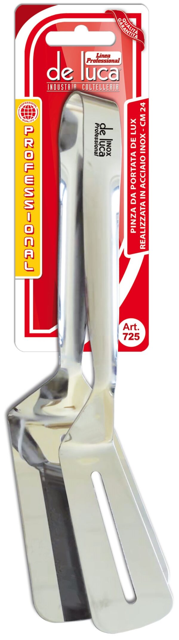 PINZA DA PORTATA INOX CM.24