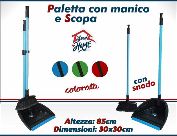 PALETTA CON SNODO MANICO E SCOPA GH
