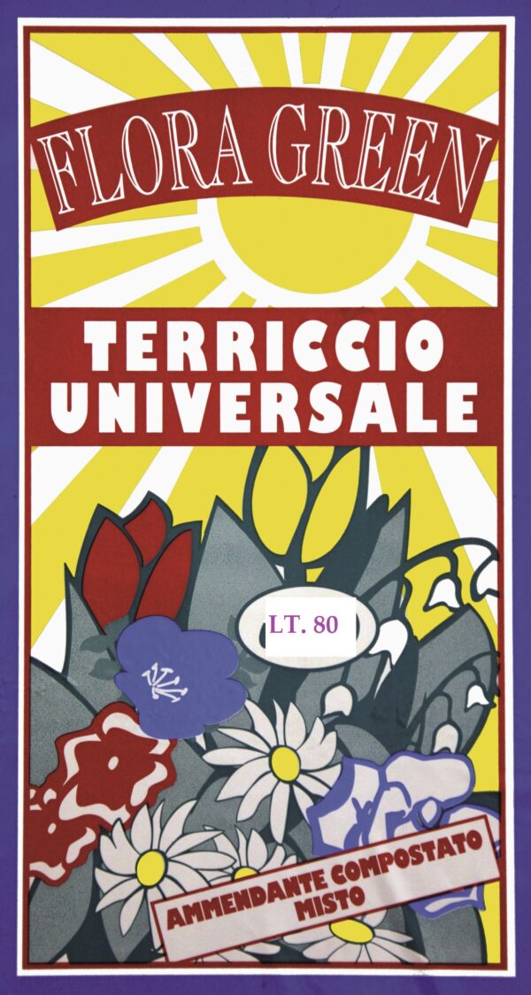 TERRICCIO UNIVERSALE VEGETALE FLORA GREEN LT.80 X45