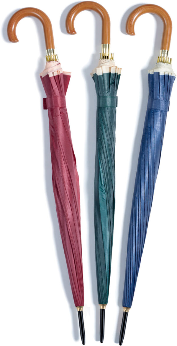 OMBRELLO NYLON AUTOMATICO CON BORDINO