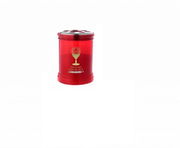 LUMINO VOTIVO CERA ART.T20S ROSSO GR.75  X60 ***
