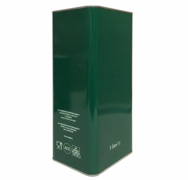 TANICA LIT. 5 PER OLIO VERDE C/TAPPO X16X256 ***