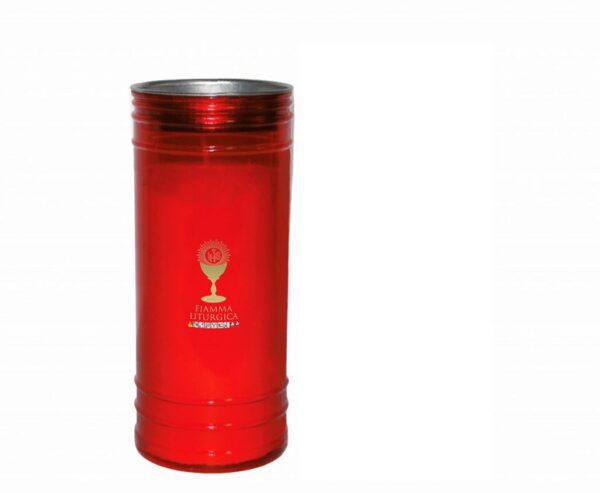 LUMINO VOTIVO CERA ART.T80.19/2 ROSSO GR.300  X20 ***