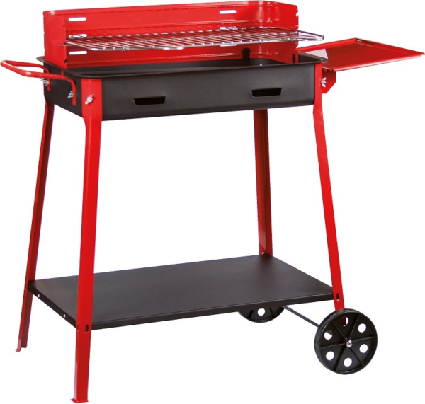 BARBECUE MINIMAX TOP CON RUOTE E RIPIANO CM.30X45 H.85 FD**