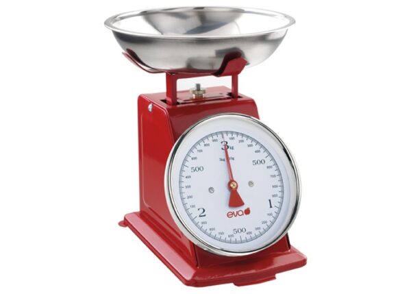 BILANCIA CUCINA ROSSA DA 10GR. A 3KG.  EVA