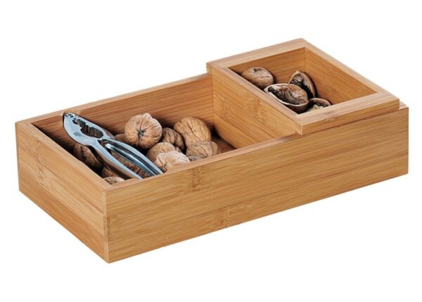 SCHIACCIANOCI CON CIOTOLA IN BAMBU 30X16 CM. KESPER