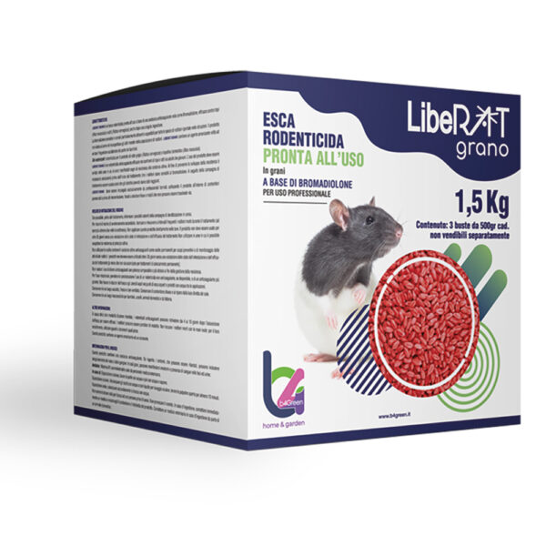 LIBERAT GRANO ESCA RODENTICIDA KG.1,5 (3X500GR)  X12