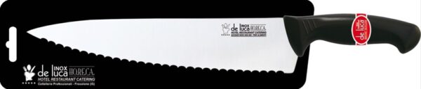 COLTELLO CHEF TRINCIANTE DENTATO CM.30 LINEA HO.RE.CA.