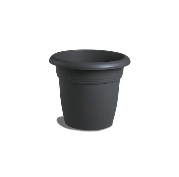 VASO MEDITERRANEO D. 20  (SOTTOVASO D.16) ANTRACITE
