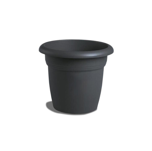VASO MEDITERRANEO D. 22  (SOTTOVASO D.18) ANTRACITE