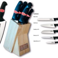 CEPPO CON 5 COLTELLI LINEA HORECA DE LUCA