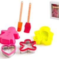 CONFEZIONE 6PZ PASTICCERIA SILICONE COLORI ASSORTITI